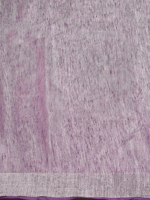 Purple Silver Dual-Tone Handwoven Handcrafted Solid Saree-Saree-Kalakari India-ALBGSA0001-Hand Woven, Sarees, Sustainable Fabrics, Tissue, Traditional Weave-[Linen,Ethnic,wear,Fashionista,Handloom,Handicraft,Indigo,blockprint,block,print,Cotton,Chanderi,Blue, latest,classy,party,bollywood,trendy,summer,style,traditional,formal,elegant,unique,style,hand,block,print, dabu,booti,gift,present,glamorous,affordable,collectible,Sari,Saree,printed, holi, Diwali, birthday, anniversary, sustainable, organ