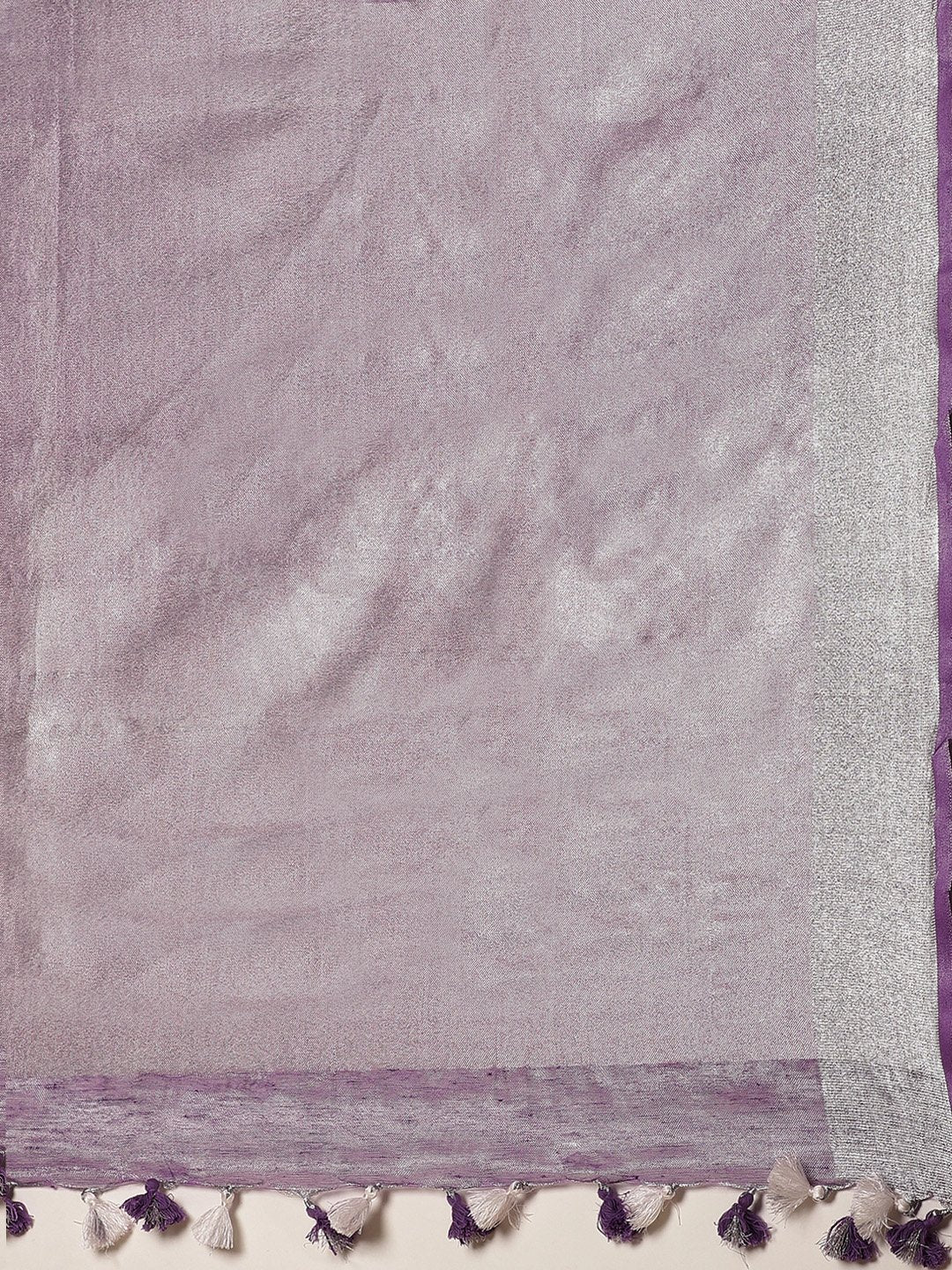 Purple Silver Dual-Tone Handwoven Handcrafted Solid Saree-Saree-Kalakari India-ALBGSA0001-Hand Woven, Sarees, Sustainable Fabrics, Tissue, Traditional Weave-[Linen,Ethnic,wear,Fashionista,Handloom,Handicraft,Indigo,blockprint,block,print,Cotton,Chanderi,Blue, latest,classy,party,bollywood,trendy,summer,style,traditional,formal,elegant,unique,style,hand,block,print, dabu,booti,gift,present,glamorous,affordable,collectible,Sari,Saree,printed, holi, Diwali, birthday, anniversary, sustainable, organ