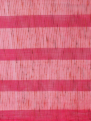 Pink Beige Self-Checked Handwoven Saree-Saree-Kalakari India-ALBGSA0012-Hand Crafted Sustainable Fabrics, Kota Silk, Linen, Sarees, Traditional Weave-[Linen,Ethnic,wear,Fashionista,Handloom,Handicraft,Indigo,blockprint,block,print,Cotton,Chanderi,Blue, latest,classy,party,bollywood,trendy,summer,style,traditional,formal,elegant,unique,style,hand,block,print, dabu,booti,gift,present,glamorous,affordable,collectible,Sari,Saree,printed, holi, Diwali, birthday, anniversary, sustainable, organic, sca