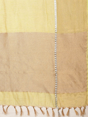Mustard Yellow Golden Handwoven Dual-Tone Saree-Saree-Kalakari India-ALBGSA0016-Hand Woven, Sarees, Sustainable Fabrics, Tissue, Traditional Weave-[Linen,Ethnic,wear,Fashionista,Handloom,Handicraft,Indigo,blockprint,block,print,Cotton,Chanderi,Blue, latest,classy,party,bollywood,trendy,summer,style,traditional,formal,elegant,unique,style,hand,block,print, dabu,booti,gift,present,glamorous,affordable,collectible,Sari,Saree,printed, holi, Diwali, birthday, anniversary, sustainable, organic, scarf,