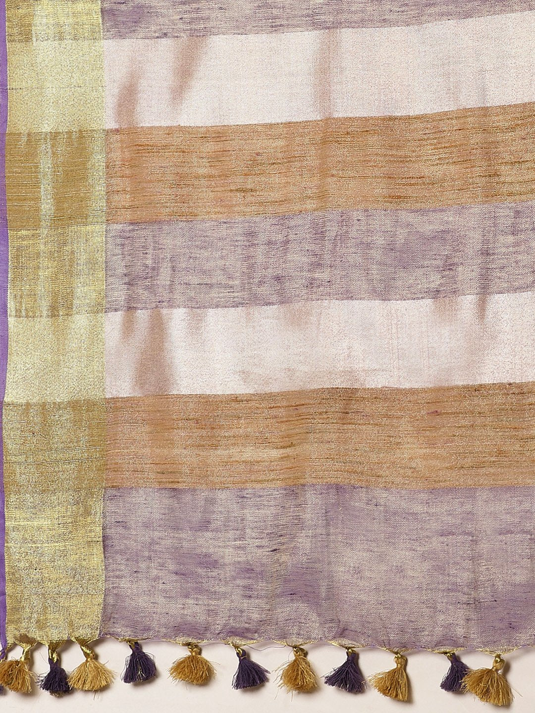 Purple Golden Dual Tone Solid Handwoven Saree-Saree-Kalakari India-ALBGSA0019-Hand Woven, Sarees, Sustainable Fabrics, Tissue, Traditional Weave-[Linen,Ethnic,wear,Fashionista,Handloom,Handicraft,Indigo,blockprint,block,print,Cotton,Chanderi,Blue, latest,classy,party,bollywood,trendy,summer,style,traditional,formal,elegant,unique,style,hand,block,print, dabu,booti,gift,present,glamorous,affordable,collectible,Sari,Saree,printed, holi, Diwali, birthday, anniversary, sustainable, organic, scarf, o