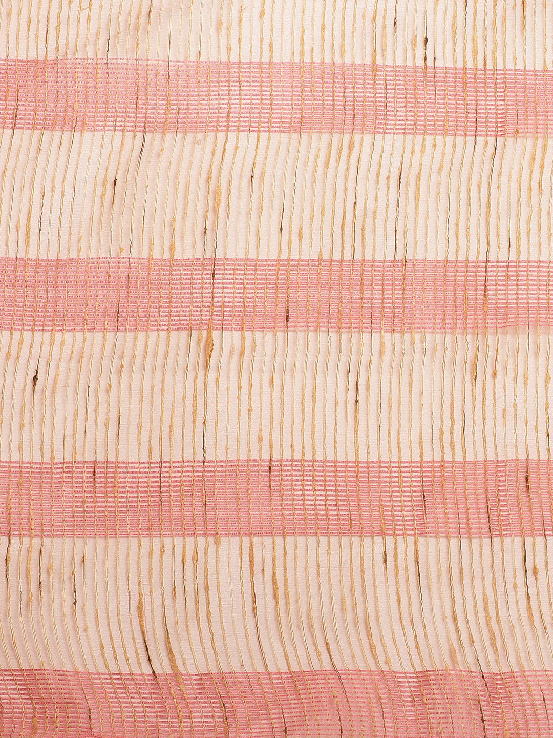 Pink Beige Self-Checked Handwoven Saree-Saree-Kalakari India-ALBGSA0023-Hand Crafted Sustainable Fabrics, Kota Silk, Linen, Sarees, Traditional Weave-[Linen,Ethnic,wear,Fashionista,Handloom,Handicraft,Indigo,blockprint,block,print,Cotton,Chanderi,Blue, latest,classy,party,bollywood,trendy,summer,style,traditional,formal,elegant,unique,style,hand,block,print, dabu,booti,gift,present,glamorous,affordable,collectible,Sari,Saree,printed, holi, Diwali, birthday, anniversary, sustainable, organic, sca