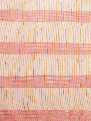 Pink Beige Self-Checked Handwoven Saree-Saree-Kalakari India-ALBGSA0023-Hand Crafted Sustainable Fabrics, Kota Silk, Linen, Sarees, Traditional Weave-[Linen,Ethnic,wear,Fashionista,Handloom,Handicraft,Indigo,blockprint,block,print,Cotton,Chanderi,Blue, latest,classy,party,bollywood,trendy,summer,style,traditional,formal,elegant,unique,style,hand,block,print, dabu,booti,gift,present,glamorous,affordable,collectible,Sari,Saree,printed, holi, Diwali, birthday, anniversary, sustainable, organic, sca