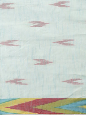 Linen Handwoven Saree and Blouse-Saree-Kalakari India-ALBGSA0034-Hand Woven, Linen, Sarees, Sustainable Fabrics, Traditional Weave-[Linen,Ethnic,wear,Fashionista,Handloom,Handicraft,Indigo,blockprint,block,print,Cotton,Chanderi,Blue, latest,classy,party,bollywood,trendy,summer,style,traditional,formal,elegant,unique,style,hand,block,print, dabu,booti,gift,present,glamorous,affordable,collectible,Sari,Saree,printed, holi, Diwali, birthday, anniversary, sustainable, organic, scarf, online, low pri