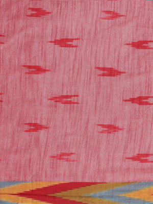 Linen Handwoven Saree and Blouse-Saree-Kalakari India-ALBGSA0034-Hand Woven, Linen, Sarees, Sustainable Fabrics, Traditional Weave-[Linen,Ethnic,wear,Fashionista,Handloom,Handicraft,Indigo,blockprint,block,print,Cotton,Chanderi,Blue, latest,classy,party,bollywood,trendy,summer,style,traditional,formal,elegant,unique,style,hand,block,print, dabu,booti,gift,present,glamorous,affordable,collectible,Sari,Saree,printed, holi, Diwali, birthday, anniversary, sustainable, organic, scarf, online, low pri