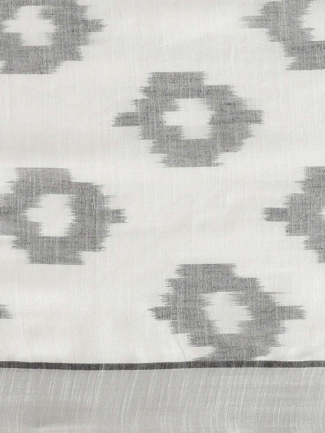 Linen Handwoven Saree and Blouse-Saree-Kalakari India-ALBGSA0036-Hand Woven, Linen, Sarees, Sustainable Fabrics, Traditional Weave-[Linen,Ethnic,wear,Fashionista,Handloom,Handicraft,Indigo,blockprint,block,print,Cotton,Chanderi,Blue, latest,classy,party,bollywood,trendy,summer,style,traditional,formal,elegant,unique,style,hand,block,print, dabu,booti,gift,present,glamorous,affordable,collectible,Sari,Saree,printed, holi, Diwali, birthday, anniversary, sustainable, organic, scarf, online, low pri