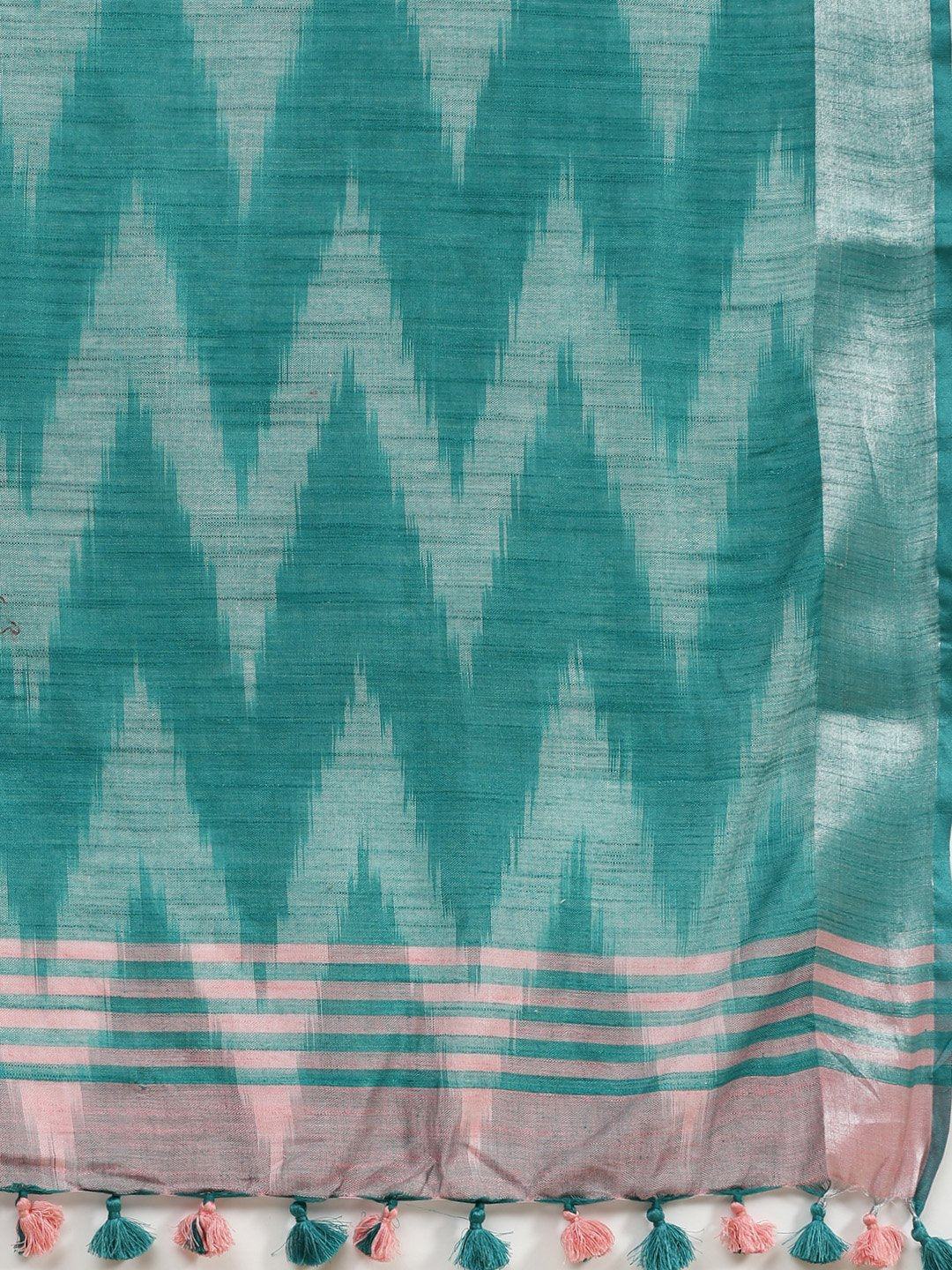 Linen Handwoven Saree and Blouse-Saree-Kalakari India-ALBGSA0037-Hand Woven, Linen, Sarees, Sustainable Fabrics, Traditional Weave-[Linen,Ethnic,wear,Fashionista,Handloom,Handicraft,Indigo,blockprint,block,print,Cotton,Chanderi,Blue, latest,classy,party,bollywood,trendy,summer,style,traditional,formal,elegant,unique,style,hand,block,print, dabu,booti,gift,present,glamorous,affordable,collectible,Sari,Saree,printed, holi, Diwali, birthday, anniversary, sustainable, organic, scarf, online, low pri