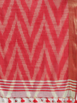 Linen Handwoven Saree and Blouse-Saree-Kalakari India-ALBGSA0048-Hand Woven, Linen, Sarees, Sustainable Fabrics, Traditional Weave-[Linen,Ethnic,wear,Fashionista,Handloom,Handicraft,Indigo,blockprint,block,print,Cotton,Chanderi,Blue, latest,classy,party,bollywood,trendy,summer,style,traditional,formal,elegant,unique,style,hand,block,print, dabu,booti,gift,present,glamorous,affordable,collectible,Sari,Saree,printed, holi, Diwali, birthday, anniversary, sustainable, organic, scarf, online, low pri