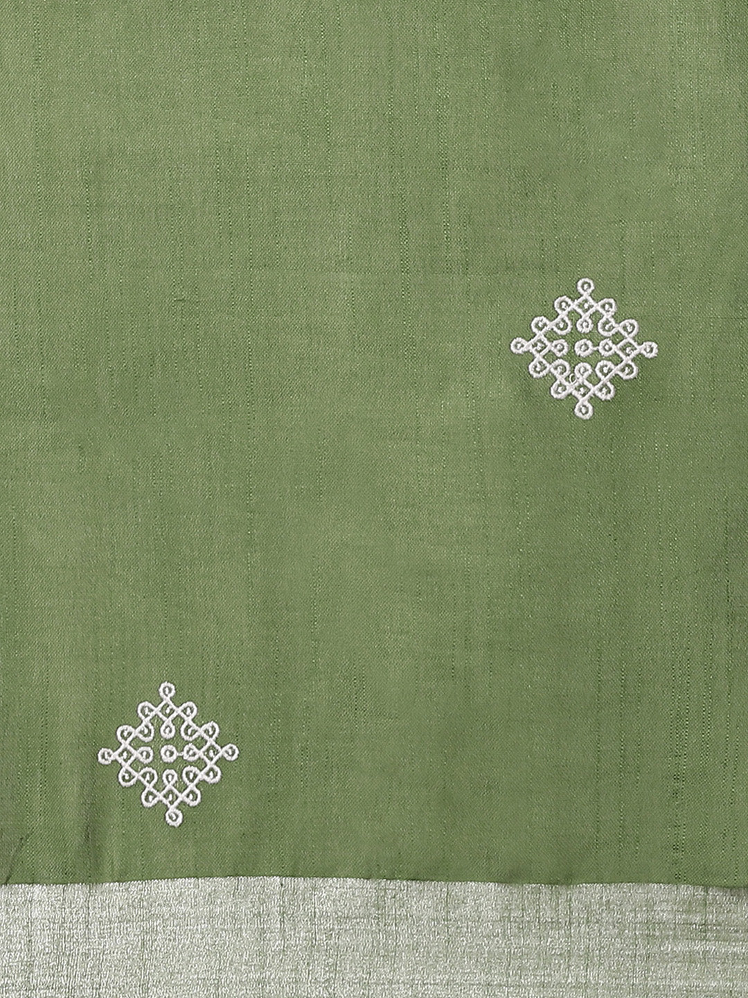 Green and White, Kalakari India Linen Woven Saree and Blouse ALBGSA0055-Saree-Kalakari India-ALBGSA0055-Cotton, Geographical Indication, Hand Crafted, Heritage Prints, Linen, Natural Dyes, Red, Sarees, Shibori, Sustainable Fabrics, Woven, Yellow-[Linen,Ethnic,wear,Fashionista,Handloom,Handicraft,Indigo,blockprint,block,print,Cotton,Chanderi,Blue, latest,classy,party,bollywood,trendy,summer,style,traditional,formal,elegant,unique,style,hand,block,print, dabu,booti,gift,present,glamorous,affordabl