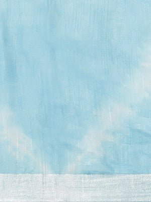 Pink and Blue, Kalakari India Linen Shibori Woven Saree and Blouse ALBGSA0069-Saree-Kalakari India-ALBGSA0069-Cotton, Geographical Indication, Hand Crafted, Heritage Prints, Linen, Natural Dyes, Red, Sarees, Shibori, Sustainable Fabrics, Woven, Yellow-[Linen,Ethnic,wear,Fashionista,Handloom,Handicraft,Indigo,blockprint,block,print,Cotton,Chanderi,Blue, latest,classy,party,bollywood,trendy,summer,style,traditional,formal,elegant,unique,style,hand,block,print, dabu,booti,gift,present,glamorous,aff