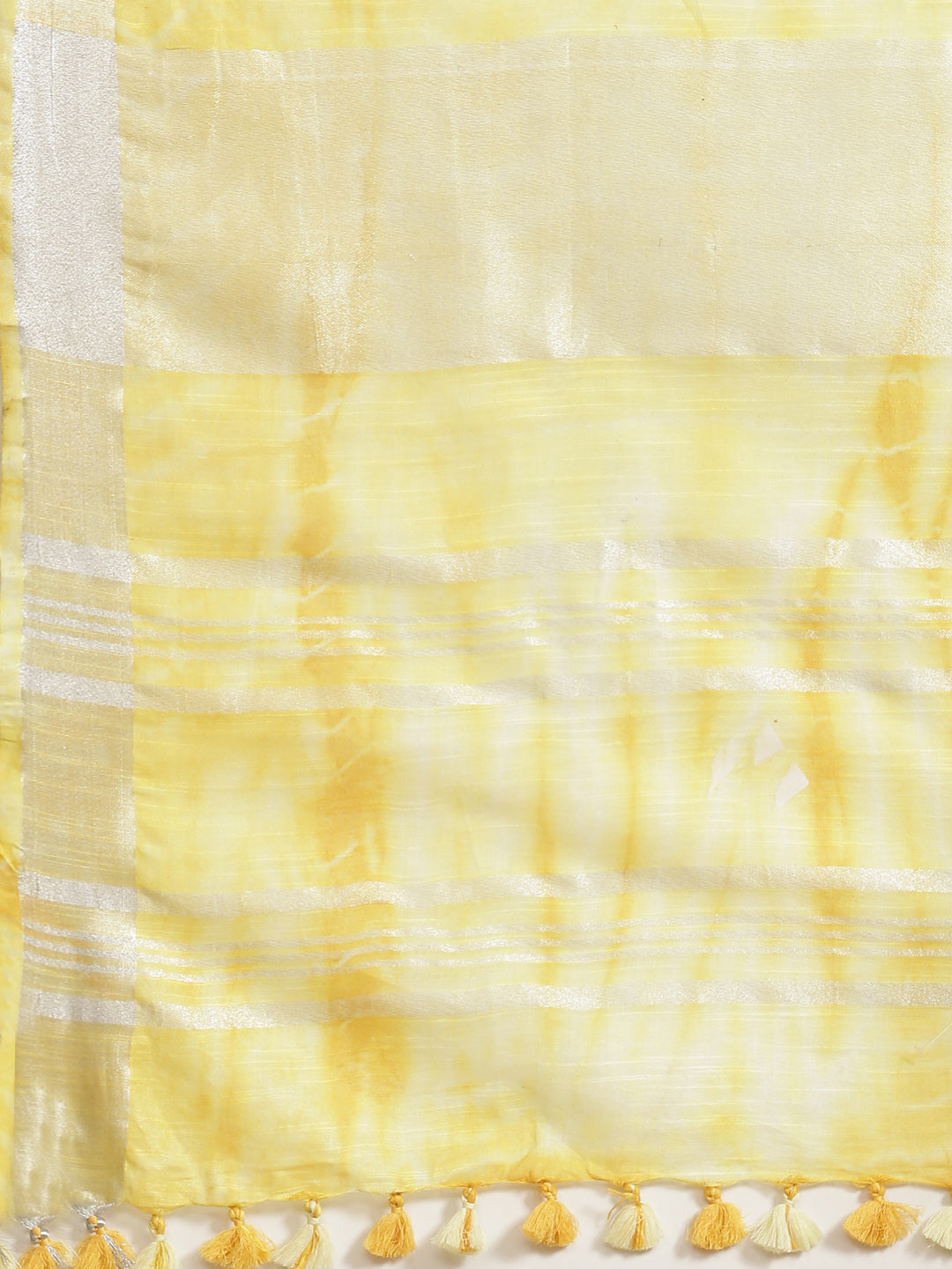 Yellow and White, Kalakari India Linen Woven Saree and Blouse ALBGSA0079-Saree-Kalakari India-ALBGSA0079-Cotton, Geographical Indication, Hand Crafted, Heritage Prints, Linen, Natural Dyes, Red, Sarees, Shibori, Sustainable Fabrics, Woven, Yellow-[Linen,Ethnic,wear,Fashionista,Handloom,Handicraft,Indigo,blockprint,block,print,Cotton,Chanderi,Blue, latest,classy,party,bollywood,trendy,summer,style,traditional,formal,elegant,unique,style,hand,block,print, dabu,booti,gift,present,glamorous,affordab