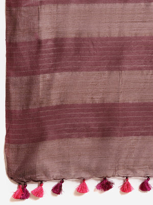 Pink and Mauve, Kalakari India Bhagalpuri Silk Blend Woven Design Saree with Blouse ALBGSA0108-Saree-Kalakari India-ALBGSA0108-Bhagalpuri, Geographical Indication, Hand Crafted, Heritage Prints, Jute, Natural Dyes, Red, Sarees, Silk Blend, Sustainable Fabrics, Woven, Yellow-[Linen,Ethnic,wear,Fashionista,Handloom,Handicraft,Indigo,blockprint,block,print,Cotton,Chanderi,Blue, latest,classy,party,bollywood,trendy,summer,style,traditional,formal,elegant,unique,style,hand,block,print, dabu,booti,gif