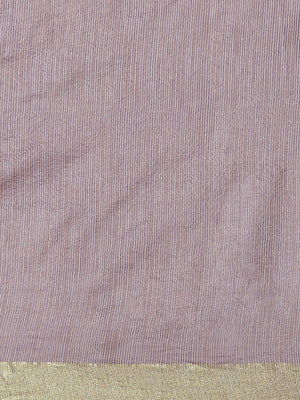 Purple and Gold, Kalakari India Bhagalpuri Jute Silk Woven Design Saree with Blouse ALBGSA0112-Saree-Kalakari India-ALBGSA0112-Bhagalpuri, Geographical Indication, Hand Crafted, Heritage Prints, Jute, Natural Dyes, Red, Sarees, Silk Blend, Sustainable Fabrics, Woven, Yellow-[Linen,Ethnic,wear,Fashionista,Handloom,Handicraft,Indigo,blockprint,block,print,Cotton,Chanderi,Blue, latest,classy,party,bollywood,trendy,summer,style,traditional,formal,elegant,unique,style,hand,block,print, dabu,booti,gif