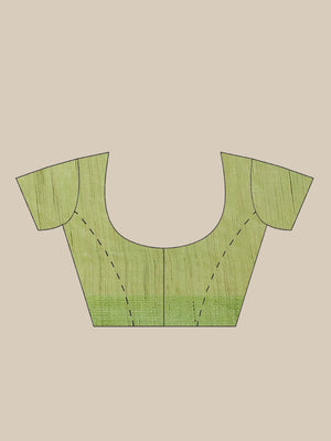 Green and Gold, Kalakari India Bhagalpuri Silk Blend Woven Design Saree with Blouse ALBGSA0116-Saree-Kalakari India-ALBGSA0116-Bhagalpuri, Geographical Indication, Hand Crafted, Heritage Prints, Jute, Natural Dyes, Red, Sarees, Silk Blend, Sustainable Fabrics, Woven, Yellow-[Linen,Ethnic,wear,Fashionista,Handloom,Handicraft,Indigo,blockprint,block,print,Cotton,Chanderi,Blue, latest,classy,party,bollywood,trendy,summer,style,traditional,formal,elegant,unique,style,hand,block,print, dabu,booti,gif