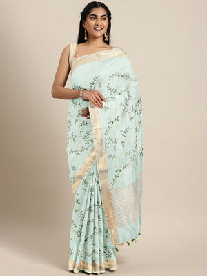 Kalakari India Kota Silk Embroidered Saree With Blouse ALBGSA0161-Saree-Kalakari India-ALBGSA0161-Geographical Indication, Hand Crafted, Heritage Prints, Linen, Natural Dyes, Pure Cotton, Sarees, Sustainable Fabrics, Woven-[Linen,Ethnic,wear,Fashionista,Handloom,Handicraft,Indigo,blockprint,block,print,Cotton,Chanderi,Blue, latest,classy,party,bollywood,trendy,summer,style,traditional,formal,elegant,unique,style,hand,block,print, dabu,booti,gift,present,glamorous,affordable,collectible,Sari,Sare