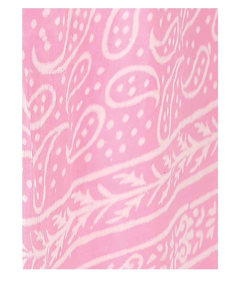 Pink Colored Dabu Hand Block Print Handcrafted Cotton Saree-Saree-Kalakari India-BAPASA0042-Cotton, Dabu, Geographical Indication, Hand Blocks, Hand Crafted, Heritage Prints, Sarees, Sustainable Fabrics-[Linen,Ethnic,wear,Fashionista,Handloom,Handicraft,Indigo,blockprint,block,print,Cotton,Chanderi,Blue, latest,classy,party,bollywood,trendy,summer,style,traditional,formal,elegant,unique,style,hand,block,print, dabu,booti,gift,present,glamorous,affordable,collectible,Sari,Saree,printed, holi, Diw