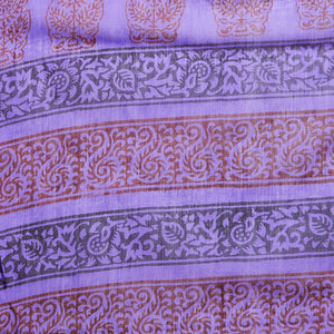 Purple & Red Cotton Bagh Hand Block Print Handcrafted Cotton Saree-Saree-Kalakari India-BAPASA0058-Bagh, Cotton, Geographical Indication, Hand Blocks, Hand Crafted, Heritage Prints, Sarees, Sustainable Fabrics-[Linen,Ethnic,wear,Fashionista,Handloom,Handicraft,Indigo,blockprint,block,print,Cotton,Chanderi,Blue, latest,classy,party,bollywood,trendy,summer,style,traditional,formal,elegant,unique,style,hand,block,print, dabu,booti,gift,present,glamorous,affordable,collectible,Sari,Saree,printed, ho