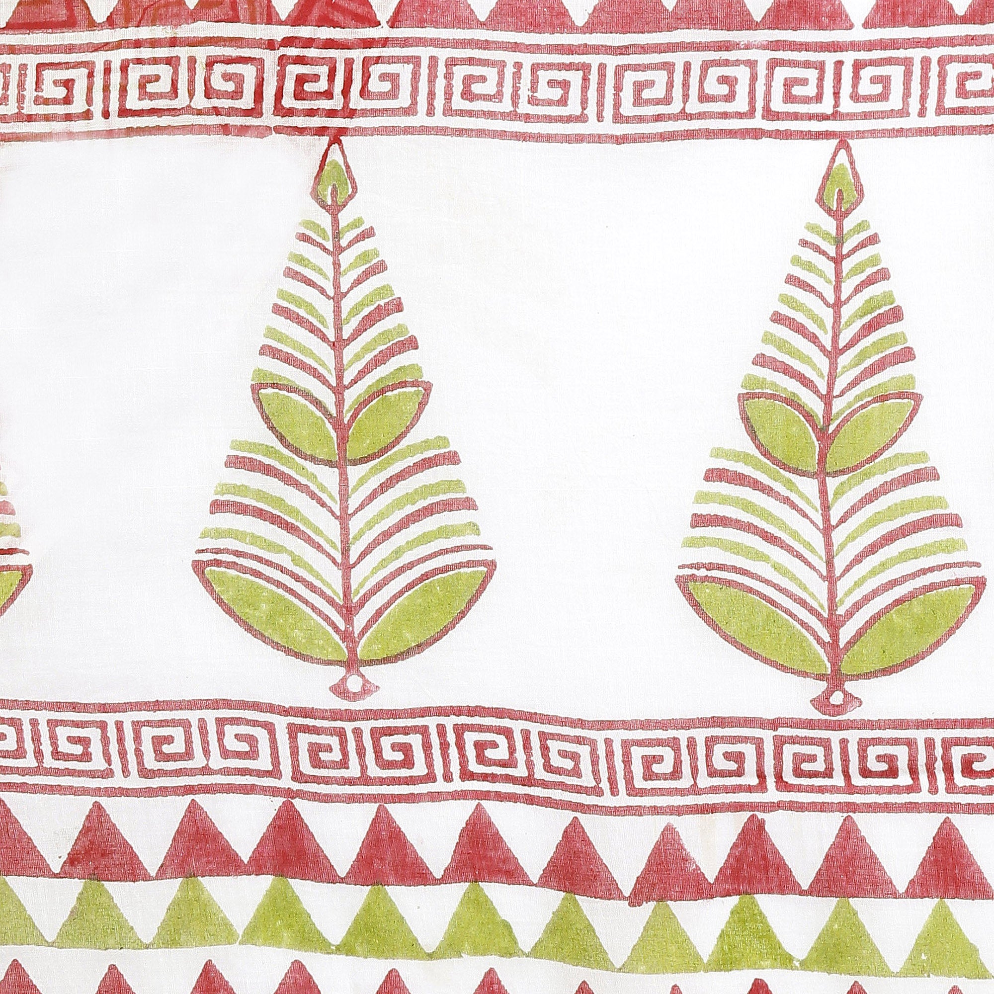 Off-White & Green Hand Block Print Handcrafted Cotton Saree-Saree-Kalakari India-BAPASA0083-Cotton, Dabu, Geographical Indication, Hand Blocks, Hand Crafted, Heritage Prints, Sarees, Sustainable Fabrics-[Linen,Ethnic,wear,Fashionista,Handloom,Handicraft,Indigo,blockprint,block,print,Cotton,Chanderi,Blue, latest,classy,party,bollywood,trendy,summer,style,traditional,formal,elegant,unique,style,hand,block,print, dabu,booti,gift,present,glamorous,affordable,collectible,Sari,Saree,printed, holi, Diw