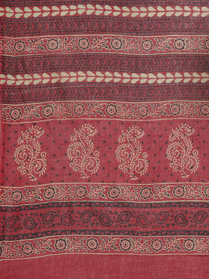 Purple and White, Kalakari India Pure Cotton Hand Block Printed Saree and Blouse BAPASA0098-Saree-Kalakari India-BAPASA0098-Block Print, Cotton, Geographical Indication, Hand Crafted, Heritage Prints, Natural Dyes, Red, Sarees, Sustainable Fabrics, Woven, Yellow-[Linen,Ethnic,wear,Fashionista,Handloom,Handicraft,Indigo,blockprint,block,print,Cotton,Chanderi,Blue, latest,classy,party,bollywood,trendy,summer,style,traditional,formal,elegant,unique,style,hand,block,print, dabu,booti,gift,present,gl