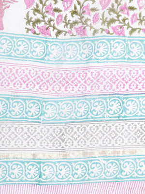 Hand Block Print Dupatta-Kalakari India-[Linen,Ethnic,wear,Fashionista,Handloom,Handicraft,Indigo,blockprint,block,print,Cotton,Chanderi,Blue, latest,classy,party,bollywood,trendy,summer,style,traditional,formal,elegant,unique,style,hand,block,print, dabu,booti,gift,present,glamorous,affordable,collectible,Sari,Saree,printed, holi, Diwali, birthday, anniversary, sustainable, organic, scarf, online, low price, discount, Indian saree, Indian sari]-Kalakari India
