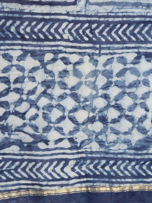 Hand Block Print Dupatta-Kalakari India-[Linen,Ethnic,wear,Fashionista,Handloom,Handicraft,Indigo,blockprint,block,print,Cotton,Chanderi,Blue, latest,classy,party,bollywood,trendy,summer,style,traditional,formal,elegant,unique,style,hand,block,print, dabu,booti,gift,present,glamorous,affordable,collectible,Sari,Saree,printed, holi, Diwali, birthday, anniversary, sustainable, organic, scarf, online, low price, discount, Indian saree, Indian sari]-Kalakari India