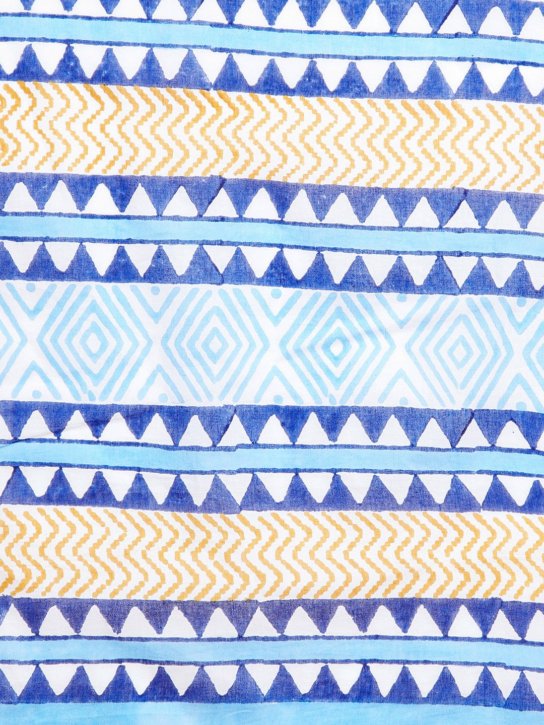 White & Blue Mughal Hand Block Print Handcrafted Cotton Saree-Saree-Kalakari India-BHKPSA0023-Cotton, Geographical Indication, Hand Blocks, Hand Crafted, Heritage Prints, Sanganeri, Sarees, Sustainable Fabrics-[Linen,Ethnic,wear,Fashionista,Handloom,Handicraft,Indigo,blockprint,block,print,Cotton,Chanderi,Blue, latest,classy,party,bollywood,trendy,summer,style,traditional,formal,elegant,unique,style,hand,block,print, dabu,booti,gift,present,glamorous,affordable,collectible,Sari,Saree,printed, ho
