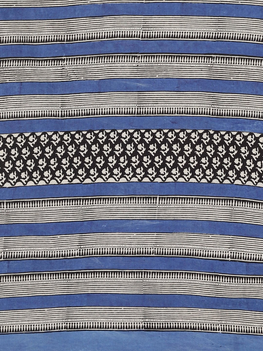 Blue & Grey Mud Resist Handblock Print Handcrafted Cotton Saree-Saree-Kalakari India-BHKPSA0050-Cotton, Dabu, Geographical Indication, Hand Blocks, Hand Crafted, Heritage Prints, Indigo, Natural Dyes, Sarees, Sustainable Fabrics-[Linen,Ethnic,wear,Fashionista,Handloom,Handicraft,Indigo,blockprint,block,print,Cotton,Chanderi,Blue, latest,classy,party,bollywood,trendy,summer,style,traditional,formal,elegant,unique,style,hand,block,print, dabu,booti,gift,present,glamorous,affordable,collectible,Sar