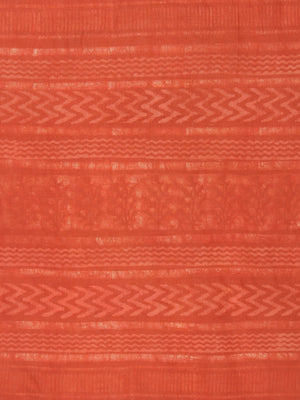 Rust Orange Beige Handloom Dabu Handblock Print Bagru Saree-Saree-Kalakari India-BHKPSA0094-Cotton, Dabu, Geographical Indication, Hand Blocks, Hand Crafted, Heritage Prints, Indigo, Natural Dyes, Sarees, Sustainable Fabrics-[Linen,Ethnic,wear,Fashionista,Handloom,Handicraft,Indigo,blockprint,block,print,Cotton,Chanderi,Blue, latest,classy,party,bollywood,trendy,summer,style,traditional,formal,elegant,unique,style,hand,block,print, dabu,booti,gift,present,glamorous,affordable,collectible,Sari,Sa