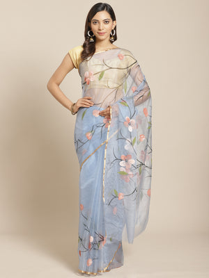 Violet and Pink, Kalakari India Organza Purple Hand crafted saree with blouse BHKPSA0133-Saree-Kalakari India-BHKPSA0133-Geographical Indication, Hand Crafted, Hand Painted, Heritage Prints, Natural Dyes, Organza, Red, Sarees, Sustainable Fabrics, Woven, Yellow-[Linen,Ethnic,wear,Fashionista,Handloom,Handicraft,Indigo,blockprint,block,print,Cotton,Chanderi,Blue, latest,classy,party,bollywood,trendy,summer,style,traditional,formal,elegant,unique,style,hand,block,print, dabu,booti,gift,present,gla
