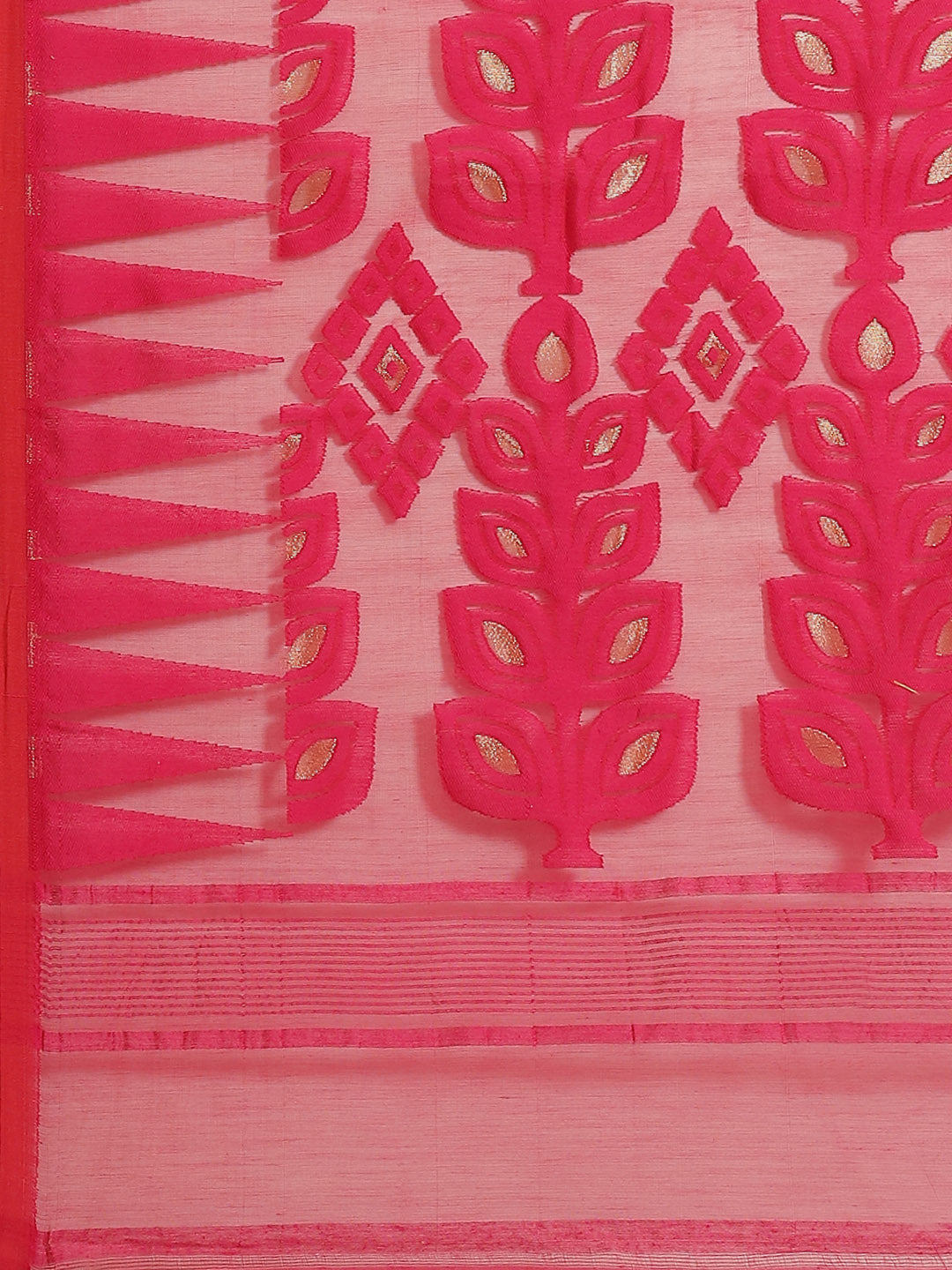 Magenta and Cream, Kalakari India Jamdani Silk Cotton Woven Design Saree without blouse CHBHSA0005-Saree-Kalakari India-CHBHSA0005-Bengal, Geographical Indication, Hand Crafted, Hand Painted, Heritage Prints, Jamdani, Natural Dyes, Red, Sarees, Silk Blended, Sustainable Fabrics, Woven, Yellow-[Linen,Ethnic,wear,Fashionista,Handloom,Handicraft,Indigo,blockprint,block,print,Cotton,Chanderi,Blue, latest,classy,party,bollywood,trendy,summer,style,traditional,formal,elegant,unique,style,hand,block,pr