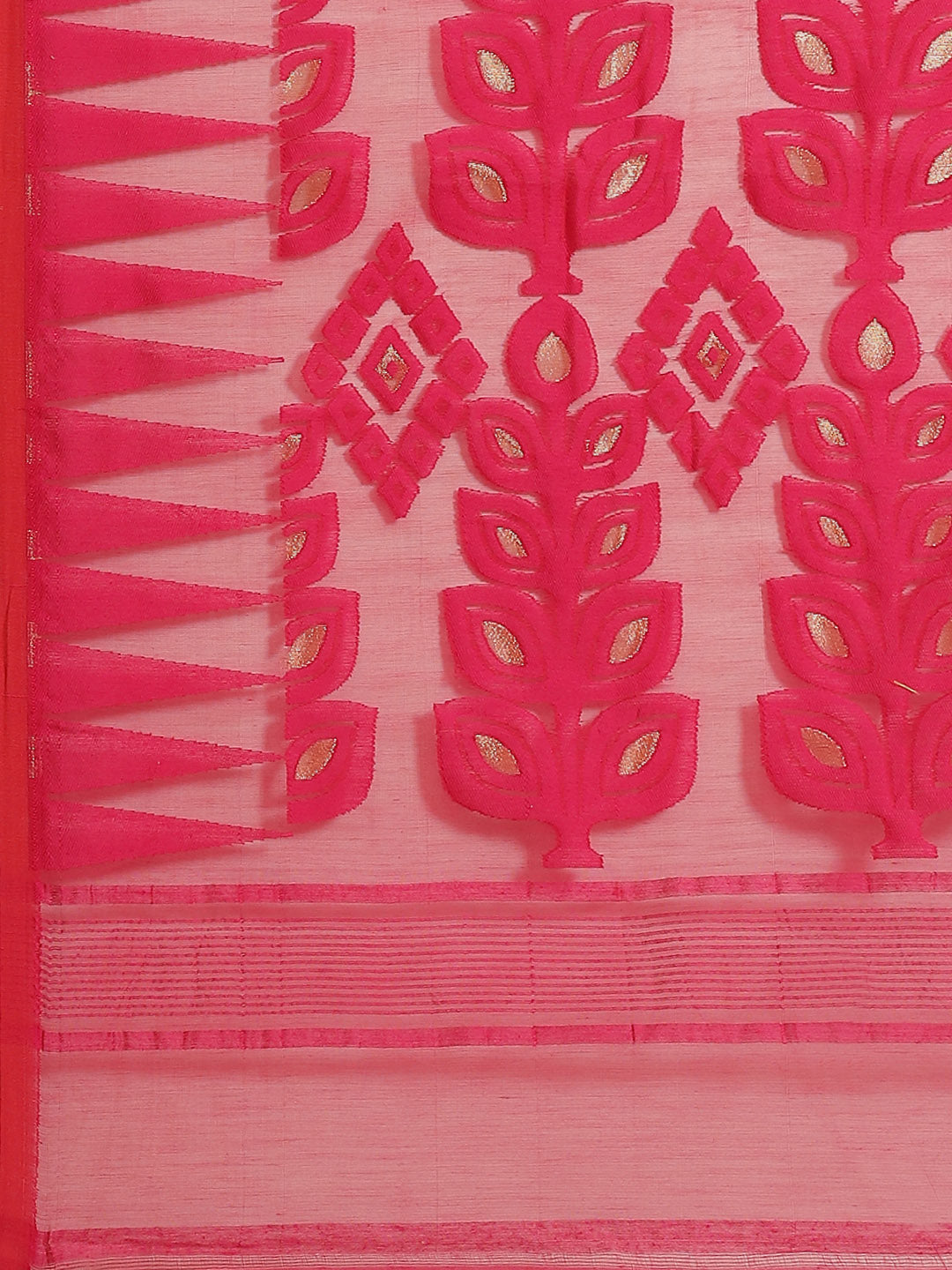 Magenta and Cream, Kalakari India Jamdani Silk Cotton Woven Design Saree without blouse CHBHSA0005-Saree-Kalakari India-CHBHSA0005-Bengal, Geographical Indication, Hand Crafted, Hand Painted, Heritage Prints, Jamdani, Natural Dyes, Red, Sarees, Silk Blended, Sustainable Fabrics, Woven, Yellow-[Linen,Ethnic,wear,Fashionista,Handloom,Handicraft,Indigo,blockprint,block,print,Cotton,Chanderi,Blue, latest,classy,party,bollywood,trendy,summer,style,traditional,formal,elegant,unique,style,hand,block,pr