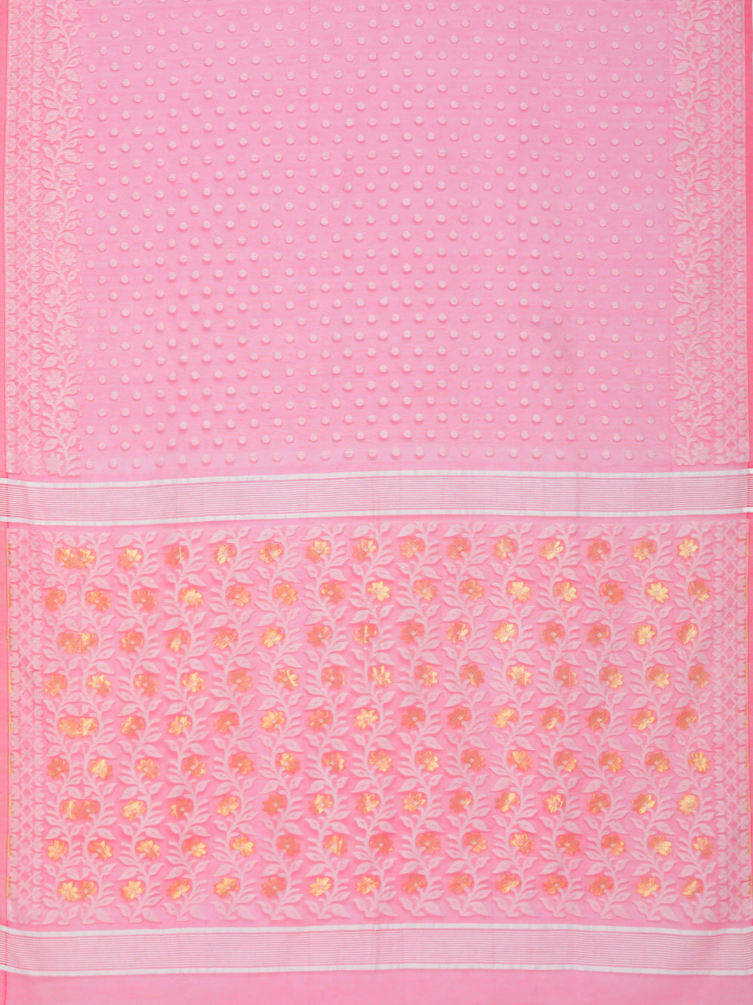 Pink Jamdani Woven Design Saree Without Blouse Piece CHBHSA0048 CHBHSA0048-Saree-Kalakari India-CHBHSA0048-Geographical Indication, Hand Crafted, Heritage Prints, Jamdani, Natural Dyes, Nayantara, Sarees, Silk Cotton, Sustainable Fabrics, West Bengal, Woven-[Linen,Ethnic,wear,Fashionista,Handloom,Handicraft,Indigo,blockprint,block,print,Cotton,Chanderi,Blue, latest,classy,party,bollywood,trendy,summer,style,traditional,formal,elegant,unique,style,hand,block,print, dabu,booti,gift,present,glamoro