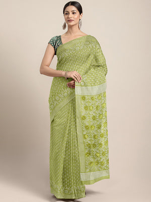 Olive Jamdani Woven Design Saree Without Blouse Piece CHBHSA0054 CHBHSA0054-Saree-Kalakari India-CHBHSA0054-Geographical Indication, Hand Crafted, Heritage Prints, Jamdani, Natural Dyes, Nayantara, Sarees, Silk Cotton, Sustainable Fabrics, West Bengal, Woven-[Linen,Ethnic,wear,Fashionista,Handloom,Handicraft,Indigo,blockprint,block,print,Cotton,Chanderi,Blue, latest,classy,party,bollywood,trendy,summer,style,traditional,formal,elegant,unique,style,hand,block,print, dabu,booti,gift,present,glamor