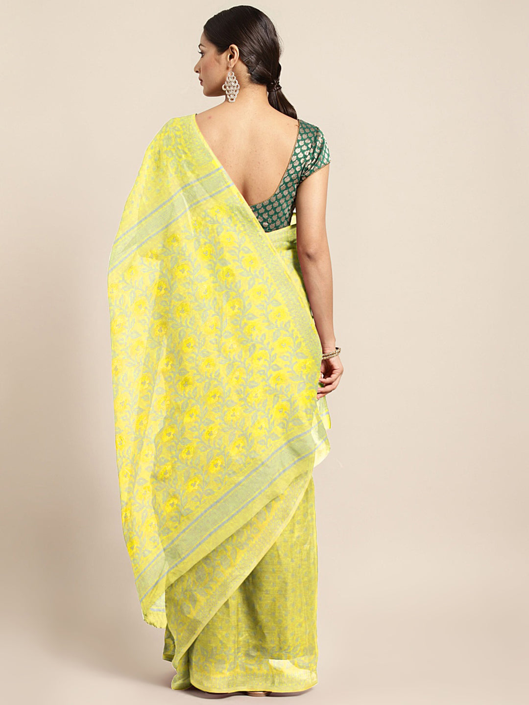 Yellow Jamdani Woven Design Saree Without Blouse Piece CHBHSA0058 CHBHSA0058-Saree-Kalakari India-CHBHSA0058-Geographical Indication, Hand Crafted, Heritage Prints, Jamdani, Natural Dyes, Nayantara, Sarees, Silk Cotton, Sustainable Fabrics, West Bengal, Woven-[Linen,Ethnic,wear,Fashionista,Handloom,Handicraft,Indigo,blockprint,block,print,Cotton,Chanderi,Blue, latest,classy,party,bollywood,trendy,summer,style,traditional,formal,elegant,unique,style,hand,block,print, dabu,booti,gift,present,glamo