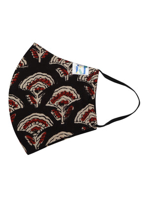 Kalakari India - 4 layer reusable, Handblock print 100% cotton mask with built-in filter-Outdoor Mask-Kalakari India-COJRMK041015-affordable, bacteria, block, blockprint, Blue, bollywood, booti, Chanderi, classy, collectible, corona, Cotton, Covid, dabu, elegant, Ethnic, Fashionista, formal, gift, glamorous, hand, Handicraft, Handloom, Indigo, kids, latest, Mask, party, present, print, printed, style, summer, traditional, trendy, unique, viral, virus, wear-[Linen,Ethnic,wear,Fashionista,Handloom