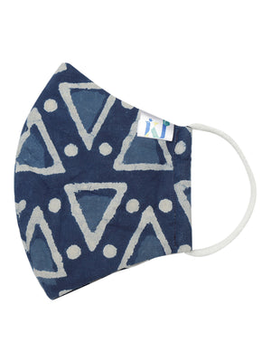 Kalakari India - 4 layer reusable, Handblock print 100% cotton mask with built-in filter-Outdoor Mask-Kalakari India-COJRMK050607-affordable, bacteria, block, blockprint, Blue, bollywood, booti, Chanderi, classy, collectible, corona, Cotton, Covid, dabu, elegant, Ethnic, Fashionista, formal, gift, glamorous, hand, Handicraft, Handloom, Indigo, kids, latest, Mask, party, present, print, printed, style, summer, traditional, trendy, unique, viral, virus, wear-[Linen,Ethnic,wear,Fashionista,Handloom