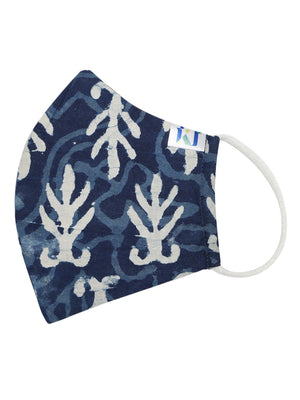 Kalakari India - 4 layer reusable, Handblock print 100% cotton mask with built-in filter-Outdoor Mask-Kalakari India-COJRMK050607-affordable, bacteria, block, blockprint, Blue, bollywood, booti, Chanderi, classy, collectible, corona, Cotton, Covid, dabu, elegant, Ethnic, Fashionista, formal, gift, glamorous, hand, Handicraft, Handloom, Indigo, kids, latest, Mask, party, present, print, printed, style, summer, traditional, trendy, unique, viral, virus, wear-[Linen,Ethnic,wear,Fashionista,Handloom