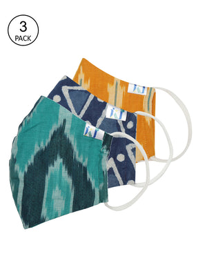 Kalakari India - 4 layer reusable, Handblock print 100% cotton mask with built-in filter-Outdoor Mask-Kalakari India-COJRMK061415-affordable, bacteria, block, blockprint, Blue, bollywood, booti, Chanderi, classy, collectible, corona, Cotton, Covid, dabu, elegant, Ethnic, Fashionista, formal, gift, glamorous, hand, Handicraft, Handloom, Indigo, kids, latest, Mask, party, present, print, printed, style, summer, traditional, trendy, unique, viral, virus, wear-[Linen,Ethnic,wear,Fashionista,Handloom