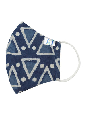 Kalakari India - 4 layer reusable, Handblock print 100% cotton mask with built-in filter-Outdoor Mask-Kalakari India-COJRMK061415-affordable, bacteria, block, blockprint, Blue, bollywood, booti, Chanderi, classy, collectible, corona, Cotton, Covid, dabu, elegant, Ethnic, Fashionista, formal, gift, glamorous, hand, Handicraft, Handloom, Indigo, kids, latest, Mask, party, present, print, printed, style, summer, traditional, trendy, unique, viral, virus, wear-[Linen,Ethnic,wear,Fashionista,Handloom