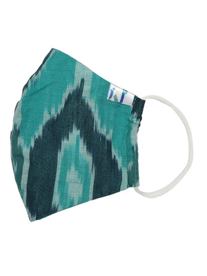 Kalakari India - 4 layer reusable, Handblock print 100% cotton mask with built-in filter-Outdoor Mask-Kalakari India-COJRMK061415-affordable, bacteria, block, blockprint, Blue, bollywood, booti, Chanderi, classy, collectible, corona, Cotton, Covid, dabu, elegant, Ethnic, Fashionista, formal, gift, glamorous, hand, Handicraft, Handloom, Indigo, kids, latest, Mask, party, present, print, printed, style, summer, traditional, trendy, unique, viral, virus, wear-[Linen,Ethnic,wear,Fashionista,Handloom