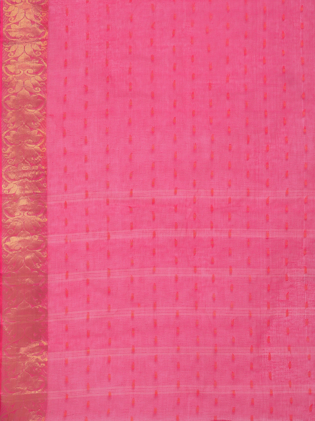 Pink Tant Woven Design Saree Without Blouse Piece DUTASA029 DUTASA029-Saree-Kalakari India-DUTASA029-Geographical Indication, Hand Crafted, Heritage Prints, Natural Dyes, Sarees, Silk Cotton, Sustainable Fabrics, Taant, Tant, West Bengal, Woven-[Linen,Ethnic,wear,Fashionista,Handloom,Handicraft,Indigo,blockprint,block,print,Cotton,Chanderi,Blue, latest,classy,party,bollywood,trendy,summer,style,traditional,formal,elegant,unique,style,hand,block,print, dabu,booti,gift,present,glamorous,affordable