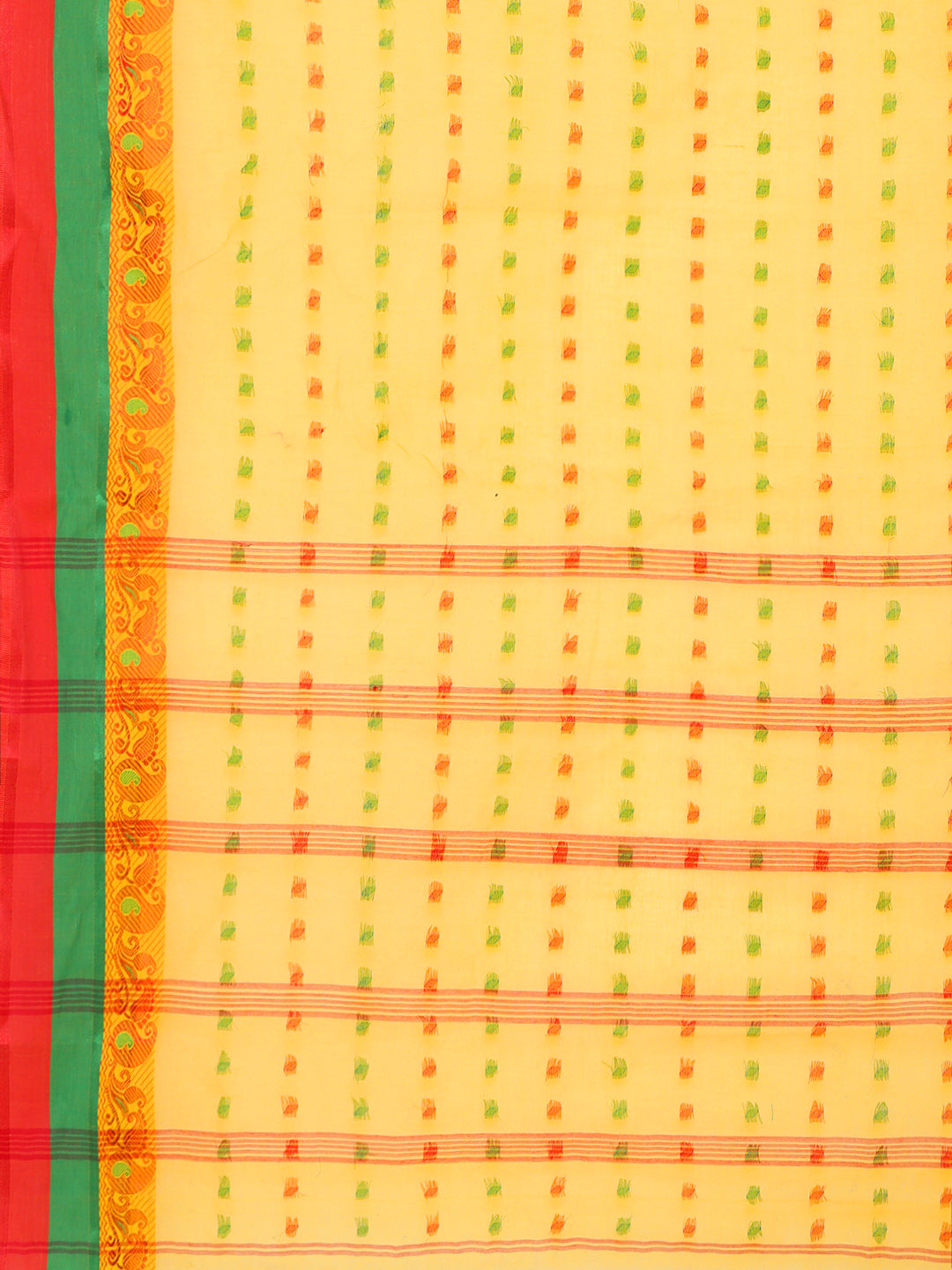Yellow Tant Woven Design Saree Without Blouse Piece DUTASA024 DUTASA024-Saree-Kalakari India-DUTASA024-Geographical Indication, Hand Crafted, Heritage Prints, Natural Dyes, Sarees, Silk Cotton, Sustainable Fabrics, Taant, Tant, West Bengal, Woven-[Linen,Ethnic,wear,Fashionista,Handloom,Handicraft,Indigo,blockprint,block,print,Cotton,Chanderi,Blue, latest,classy,party,bollywood,trendy,summer,style,traditional,formal,elegant,unique,style,hand,block,print, dabu,booti,gift,present,glamorous,affordab