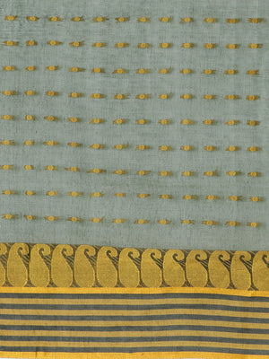 Green Tant Woven Design Saree Without Blouse Piece DUTASA028 DUTASA028-Saree-Kalakari India-DUTASA028-Geographical Indication, Hand Crafted, Heritage Prints, Natural Dyes, Sarees, Silk Cotton, Sustainable Fabrics, Taant, Tant, West Bengal, Woven-[Linen,Ethnic,wear,Fashionista,Handloom,Handicraft,Indigo,blockprint,block,print,Cotton,Chanderi,Blue, latest,classy,party,bollywood,trendy,summer,style,traditional,formal,elegant,unique,style,hand,block,print, dabu,booti,gift,present,glamorous,affordabl