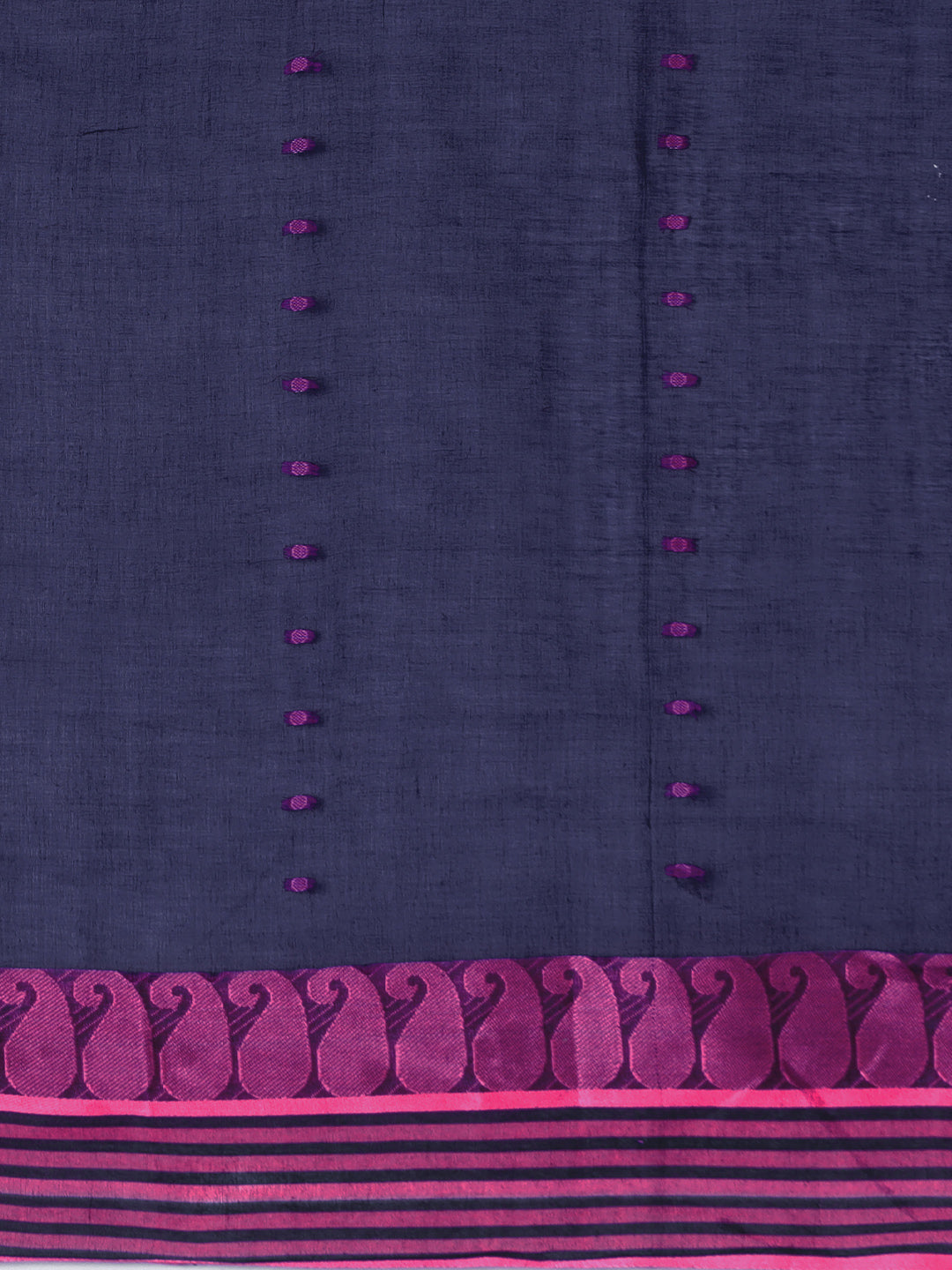 Purple Tant Woven Design Saree Without Blouse Piece DUTASA035 DUTASA035-Saree-Kalakari India-DUTASA035-Geographical Indication, Hand Crafted, Heritage Prints, Natural Dyes, Sarees, Silk Cotton, Sustainable Fabrics, Taant, Tant, West Bengal, Woven-[Linen,Ethnic,wear,Fashionista,Handloom,Handicraft,Indigo,blockprint,block,print,Cotton,Chanderi,Blue, latest,classy,party,bollywood,trendy,summer,style,traditional,formal,elegant,unique,style,hand,block,print, dabu,booti,gift,present,glamorous,affordab