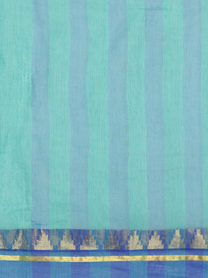 Blue Tant Woven Design Saree Without Blouse Piece DUTASA046 DUTASA046-Saree-Kalakari India-DUTASA046-Geographical Indication, Hand Crafted, Heritage Prints, Natural Dyes, Sarees, Silk Cotton, Sustainable Fabrics, Taant, Tant, West Bengal, Woven-[Linen,Ethnic,wear,Fashionista,Handloom,Handicraft,Indigo,blockprint,block,print,Cotton,Chanderi,Blue, latest,classy,party,bollywood,trendy,summer,style,traditional,formal,elegant,unique,style,hand,block,print, dabu,booti,gift,present,glamorous,affordable