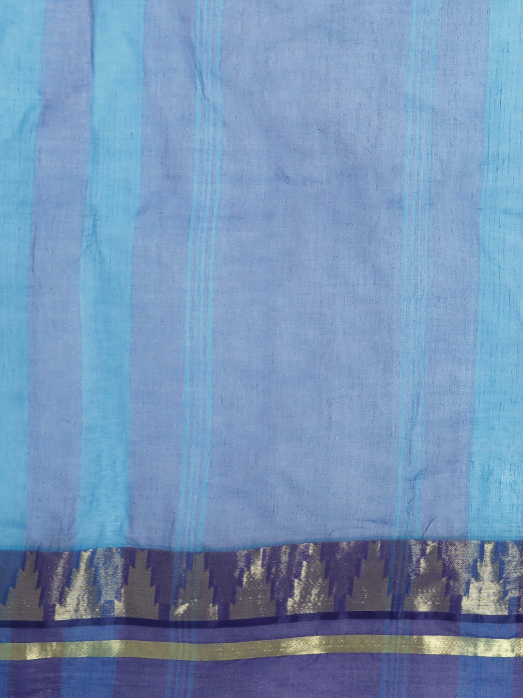 Blue Tant Woven Design Saree Without Blouse Piece DUTASA054 DUTASA054-Saree-Kalakari India-DUTASA054-Geographical Indication, Hand Crafted, Heritage Prints, Natural Dyes, Sarees, Silk Cotton, Sustainable Fabrics, Taant, Tant, West Bengal, Woven-[Linen,Ethnic,wear,Fashionista,Handloom,Handicraft,Indigo,blockprint,block,print,Cotton,Chanderi,Blue, latest,classy,party,bollywood,trendy,summer,style,traditional,formal,elegant,unique,style,hand,block,print, dabu,booti,gift,present,glamorous,affordable