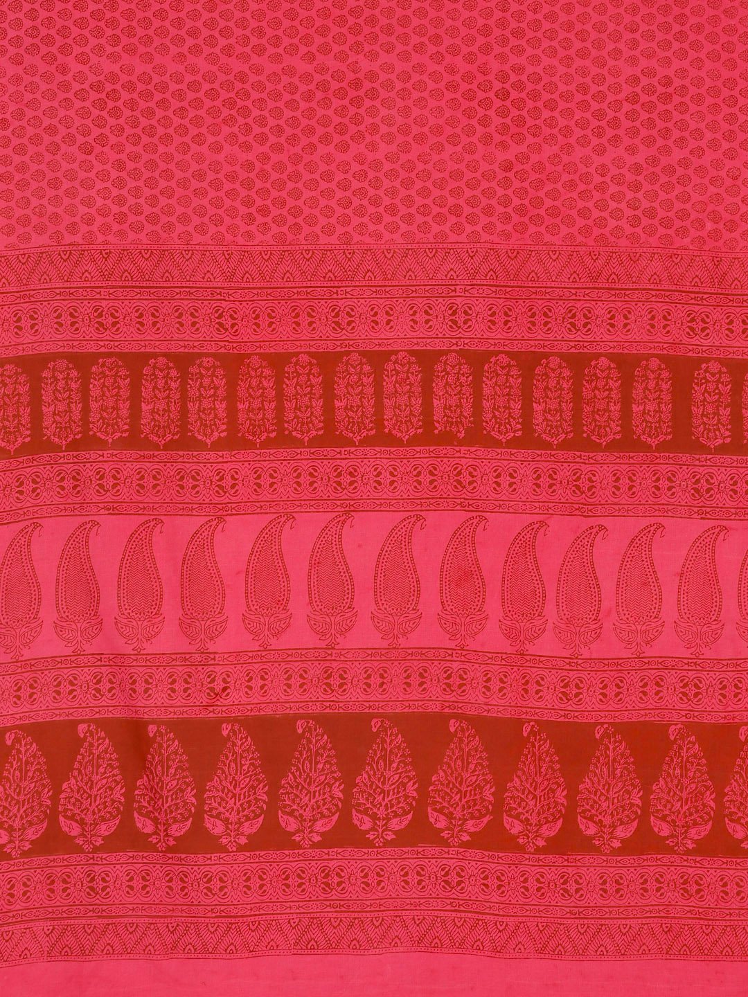 Pink Brown Pure Cotton Handblock Print Bagh Saree-Saree-Kalakari India-MYBASA0001-Bagh, Cotton, Geographical Indication, Hand Blocks, Hand Crafted, Heritage Prints, Natural Dyes, Sarees, Sustainable Fabrics-[Linen,Ethnic,wear,Fashionista,Handloom,Handicraft,Indigo,blockprint,block,print,Cotton,Chanderi,Blue, latest,classy,party,bollywood,trendy,summer,style,traditional,formal,elegant,unique,style,hand,block,print, dabu,booti,gift,present,glamorous,affordable,collectible,Sari,Saree,printed, holi,