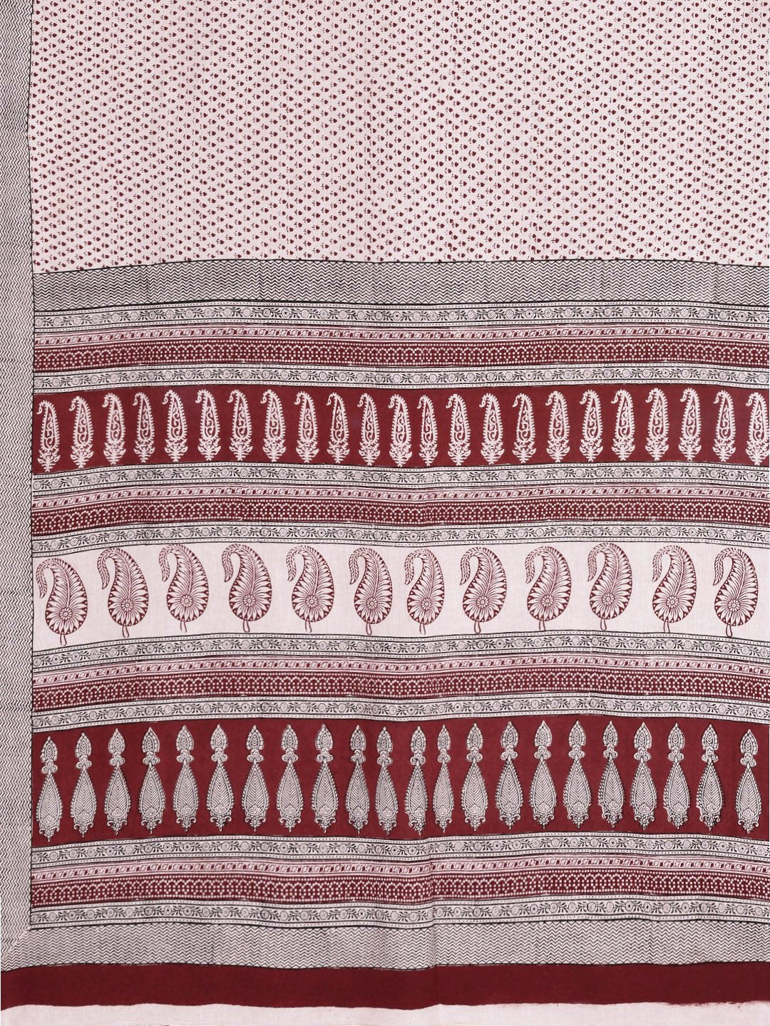 Peach-Coloured Maroon Pure Cotton Printed Saree-Saree-Kalakari India-MYBASA0024-Bagh, Cotton, Geographical Indication, Hand Blocks, Hand Crafted, Heritage Prints, Natural Dyes, Sarees, Sustainable Fabrics-[Linen,Ethnic,wear,Fashionista,Handloom,Handicraft,Indigo,blockprint,block,print,Cotton,Chanderi,Blue, latest,classy,party,bollywood,trendy,summer,style,traditional,formal,elegant,unique,style,hand,block,print, dabu,booti,gift,present,glamorous,affordable,collectible,Sari,Saree,printed, holi, D