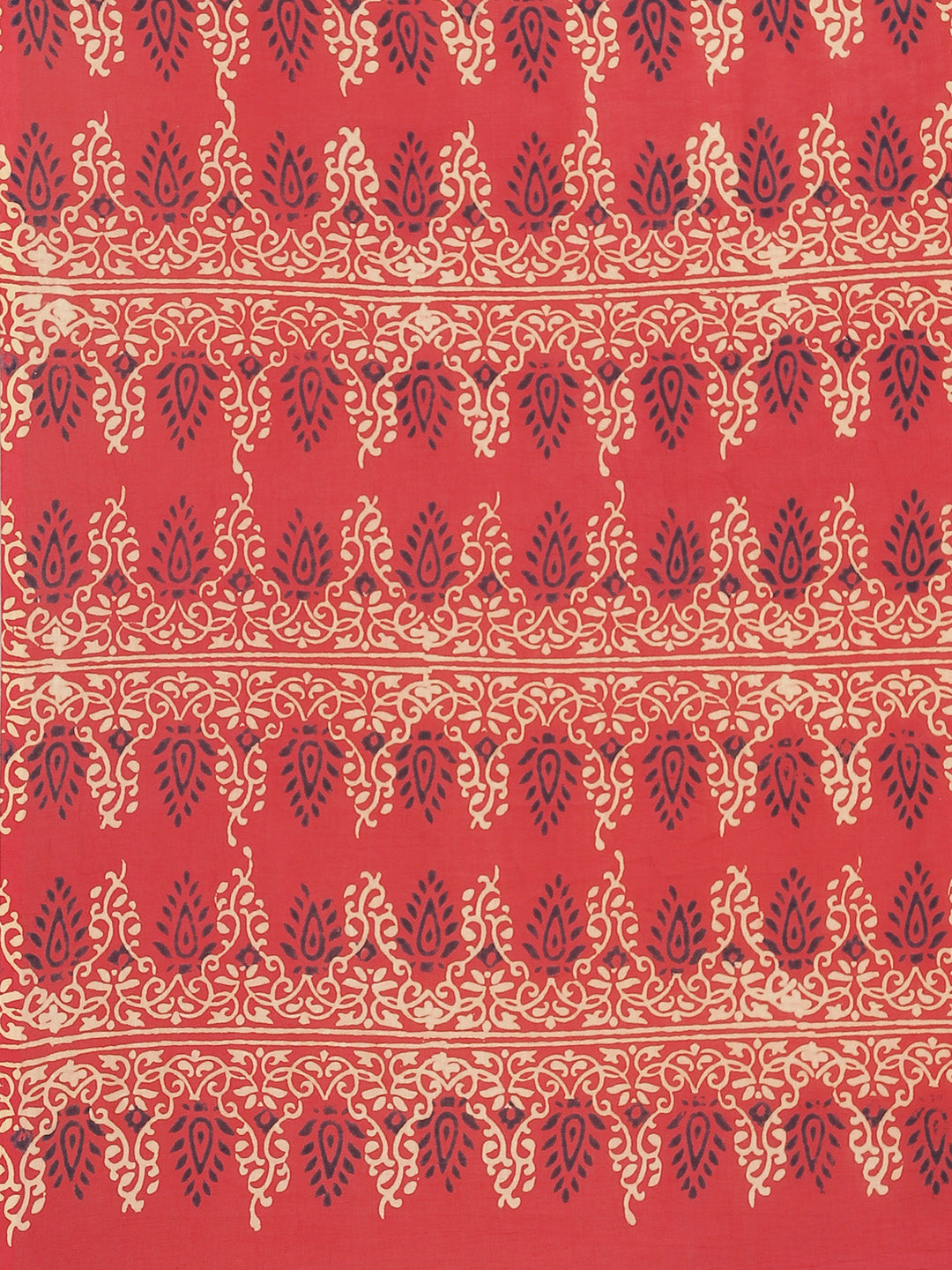 Red and Black, Kalakari India Pure Cotton Handblock Printed Saree and Blouse RCBGSA0021-Saree-Kalakari India-RCBGSA0021-Cotton, Geographical Indication, Hand Block, Hand Crafted, Heritage Prints, Natural Dyes, Red, Sarees, Sustainable Fabrics, Woven, Yellow-[Linen,Ethnic,wear,Fashionista,Handloom,Handicraft,Indigo,blockprint,block,print,Cotton,Chanderi,Blue, latest,classy,party,bollywood,trendy,summer,style,traditional,formal,elegant,unique,style,hand,block,print, dabu,booti,gift,present,glamoro