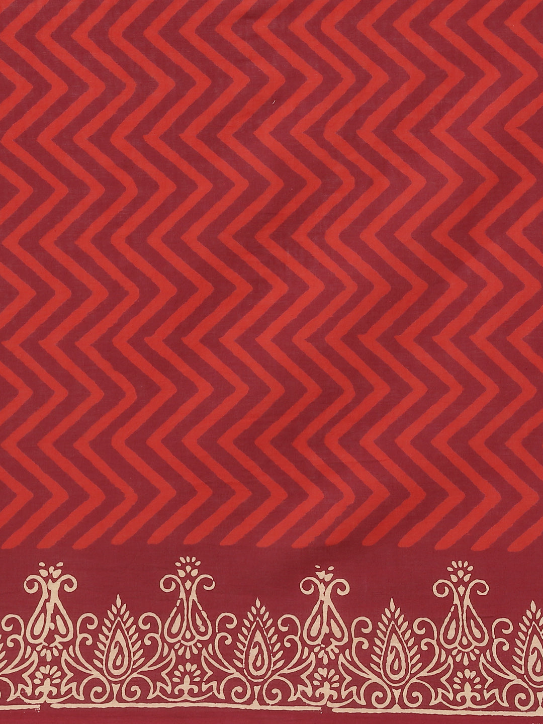 Red and Maroon, Kalakari India Pure Cotton Handblock Printed Saree and Blouse RCBGSA0022-Saree-Kalakari India-RCBGSA0022-Cotton, Geographical Indication, Hand Block, Hand Crafted, Heritage Prints, Natural Dyes, Red, Sarees, Sustainable Fabrics, Woven, Yellow-[Linen,Ethnic,wear,Fashionista,Handloom,Handicraft,Indigo,blockprint,block,print,Cotton,Chanderi,Blue, latest,classy,party,bollywood,trendy,summer,style,traditional,formal,elegant,unique,style,hand,block,print, dabu,booti,gift,present,glamor
